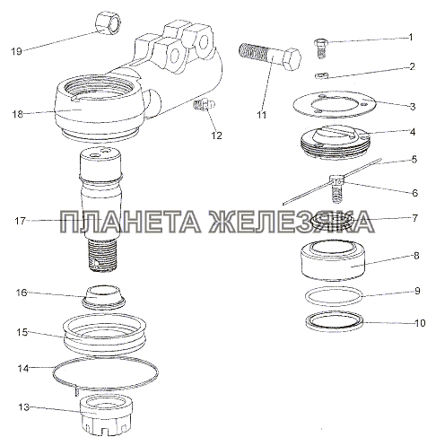 Наконечники 69237-3414090-11,69237-3414091-11 МЗКТ-7401