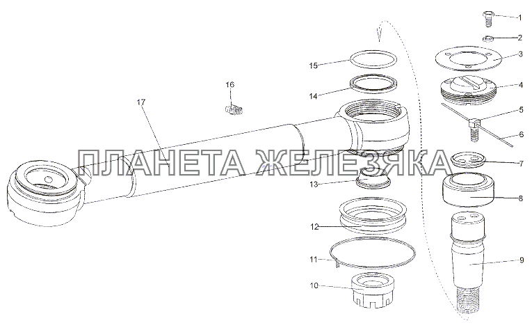 Тяга 65272-3414060 МЗКТ-79011