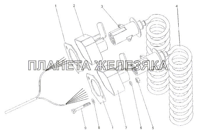 Установка розеток МЗКТ-7401