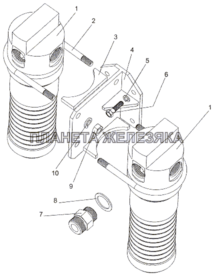 Установка фильтров МЗКТ-7401