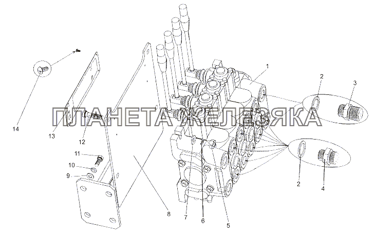 Установка блока управления МЗКТ-7401