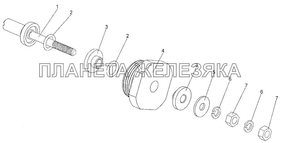 Контакт электрический 6923-3420050 МЗКТ-700600-011