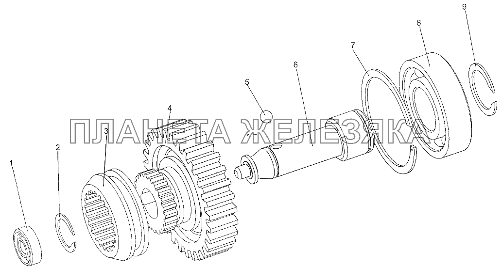 Шестерня ведущая МЗКТ-700600-011