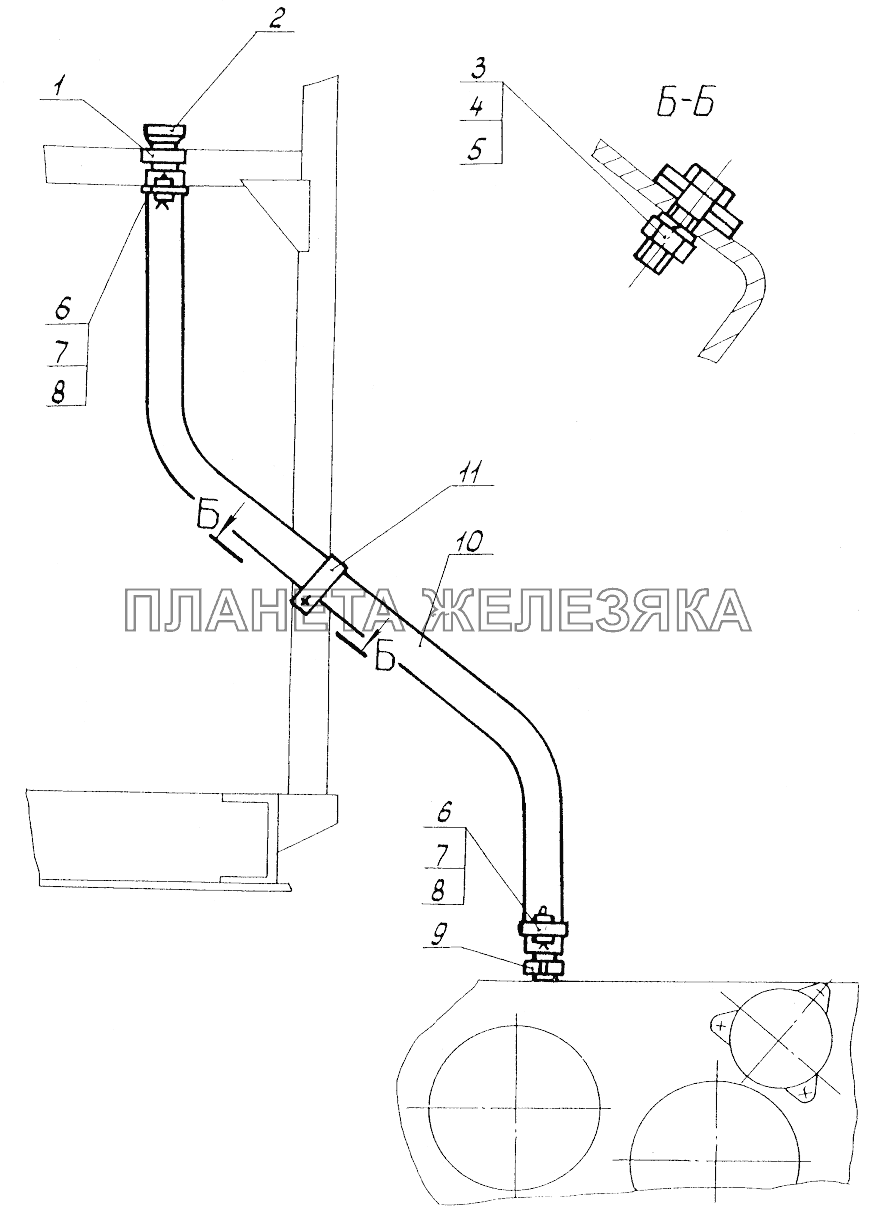 Управление переключением передач электрическое МЗКТ-74131