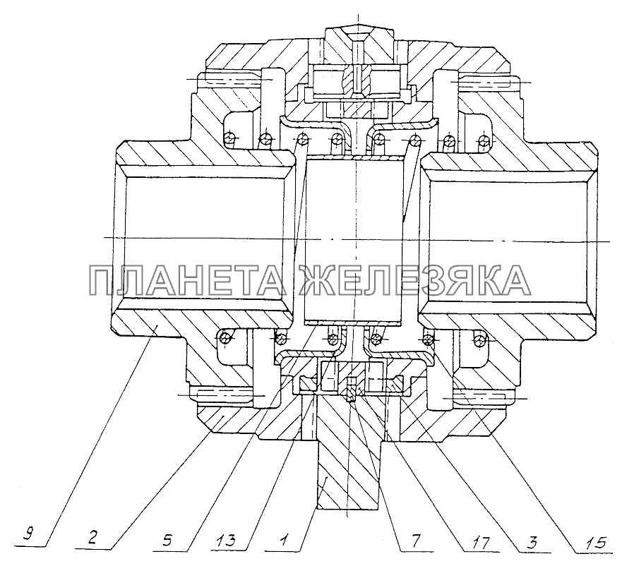 Комплект дифференциала МЗКТ-74131