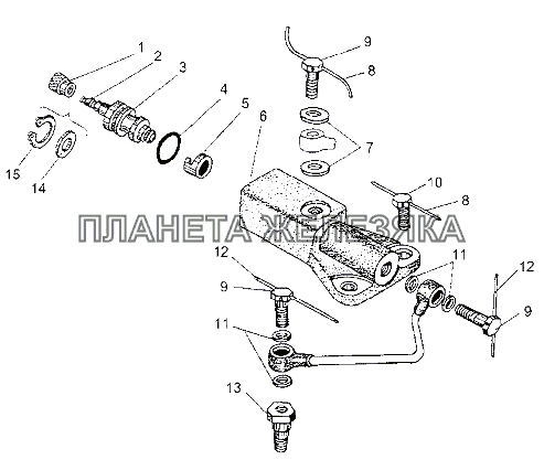 Вентиль с корпусом МЗКТ-79097