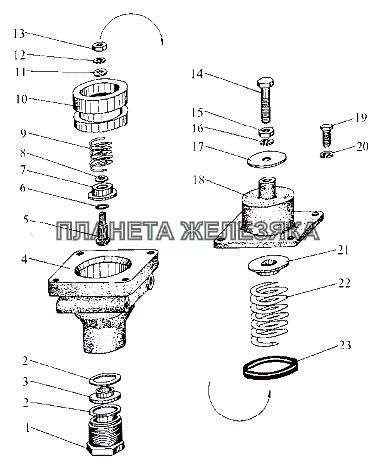 Клапан-ограничитель МЗКТ-79092 (нов.)