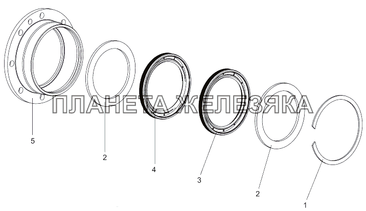 Стакан 547A-2302240-10 МЗКТ-7930-200