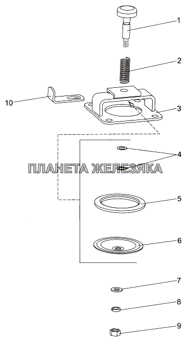 Клапан 543-8042250 МЗКТ-7930-200