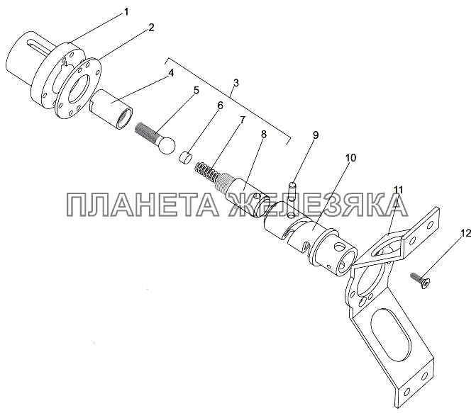 Балка 7930-8104380 МЗКТ-7930-200