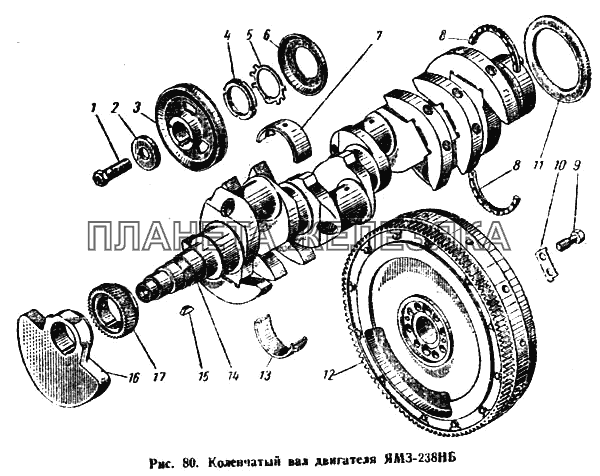 Коленчатый вал К-700