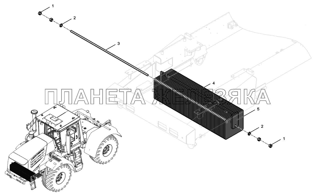 744Р3-4705000-02 Груз балластный К-744Р3 