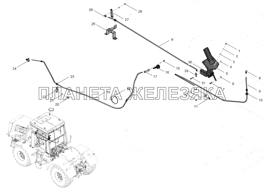 744Р2-1108000-1 Управление подачей топлива К-744Р3 