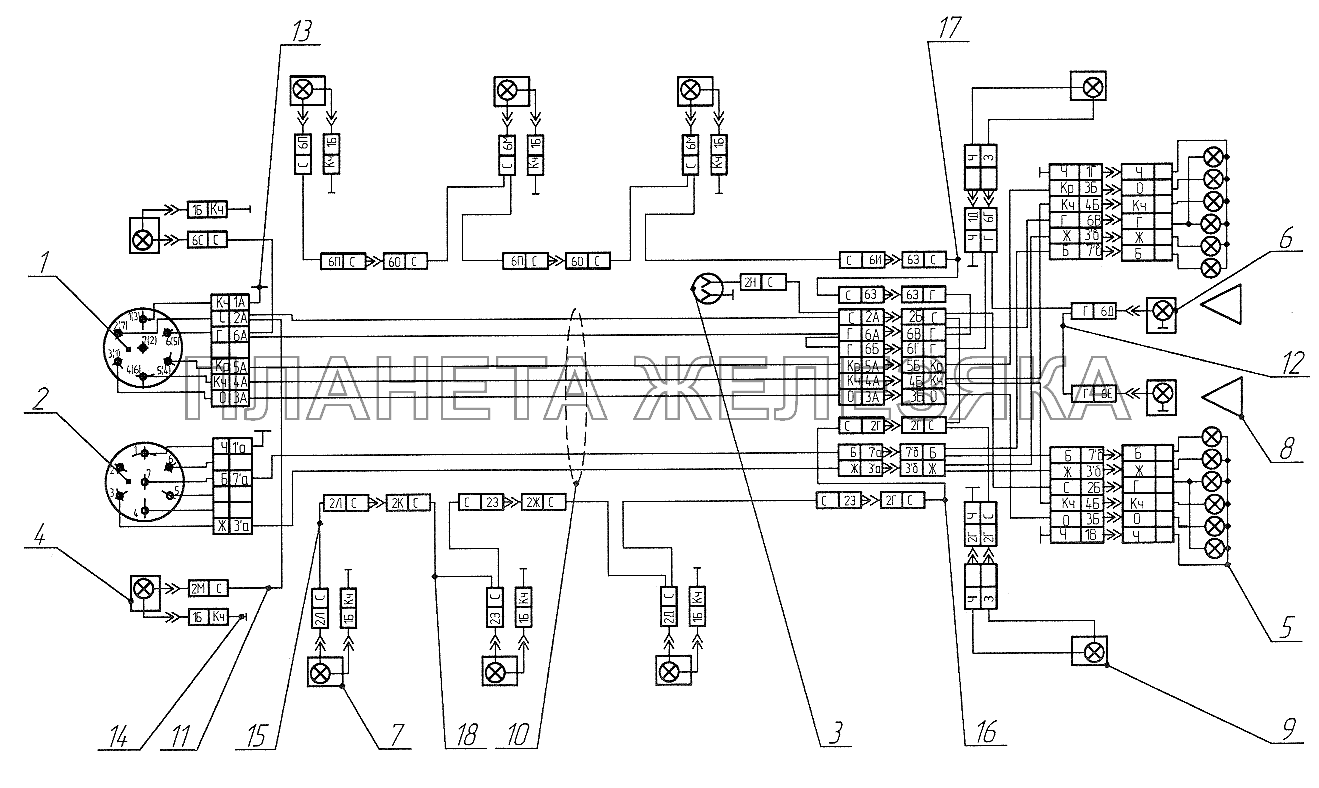 Электрооборудование СЗАП-9340 (2005)