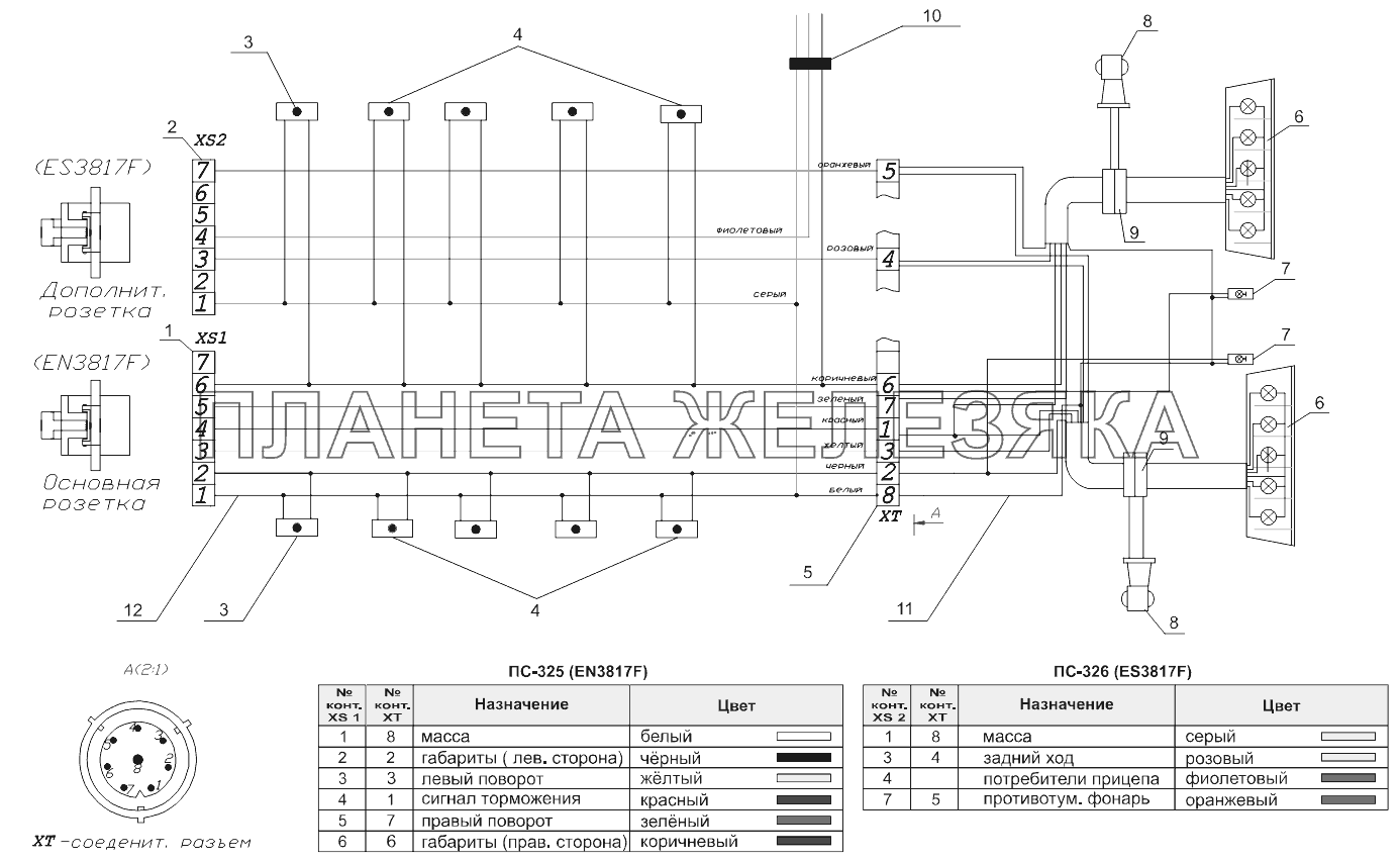 Схема принципиальная Тонар-95234