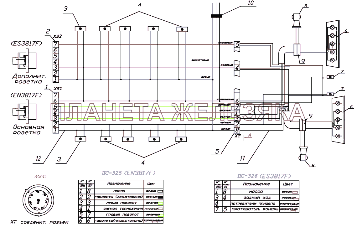 Схема принципиальная Тонар-95234