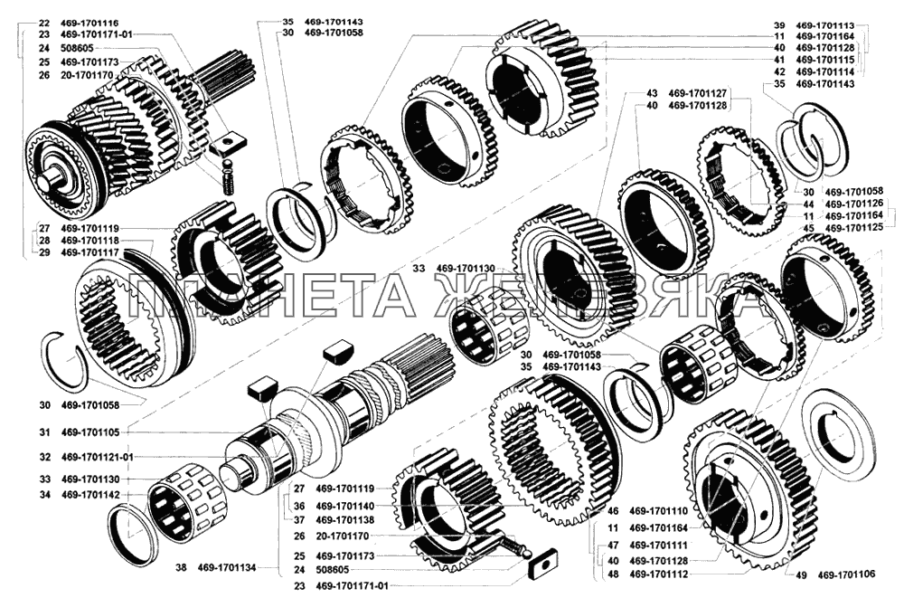 Коробка передач УАЗ-31512