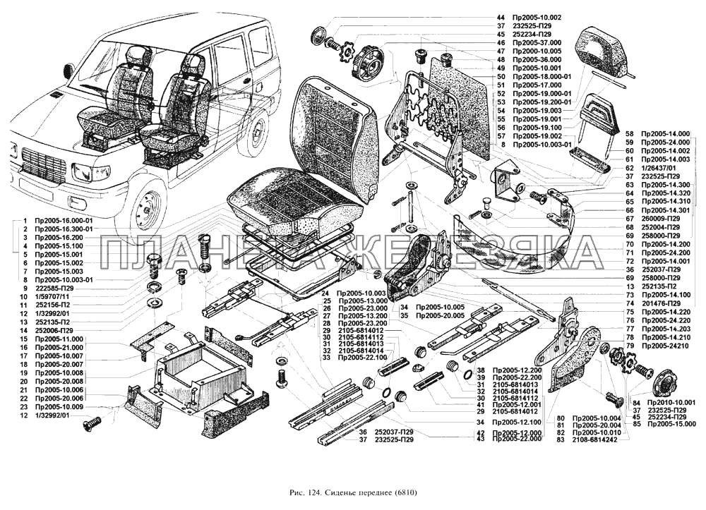 Сиденье переднее УАЗ-3160