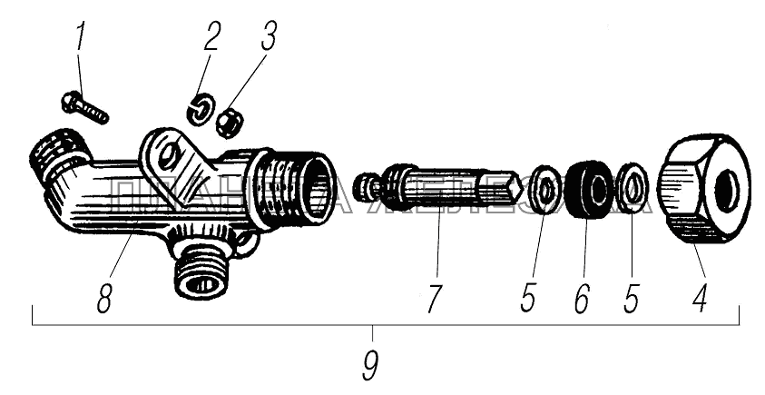 Кран колесный УРАЛ-4320-61