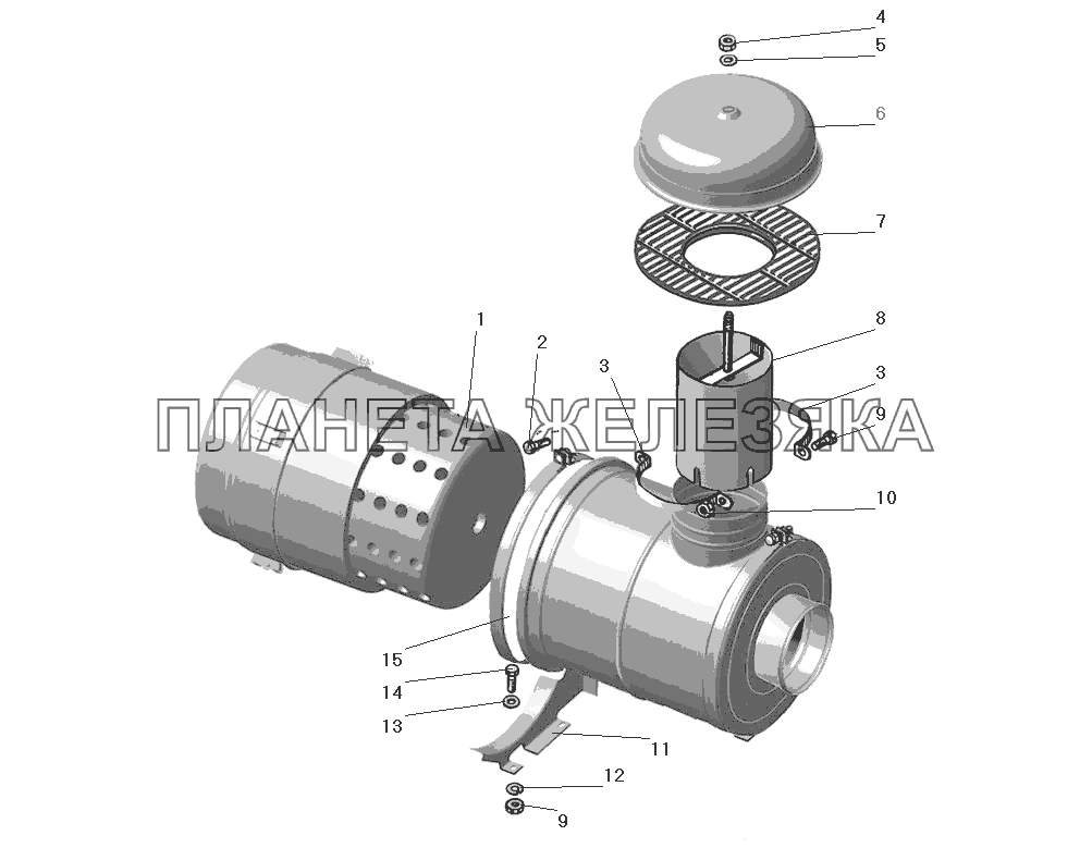 Фильтр воздушный УРАЛ-4320-31