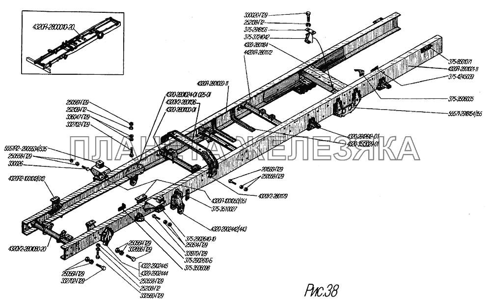 Рама УРАЛ-4320-31