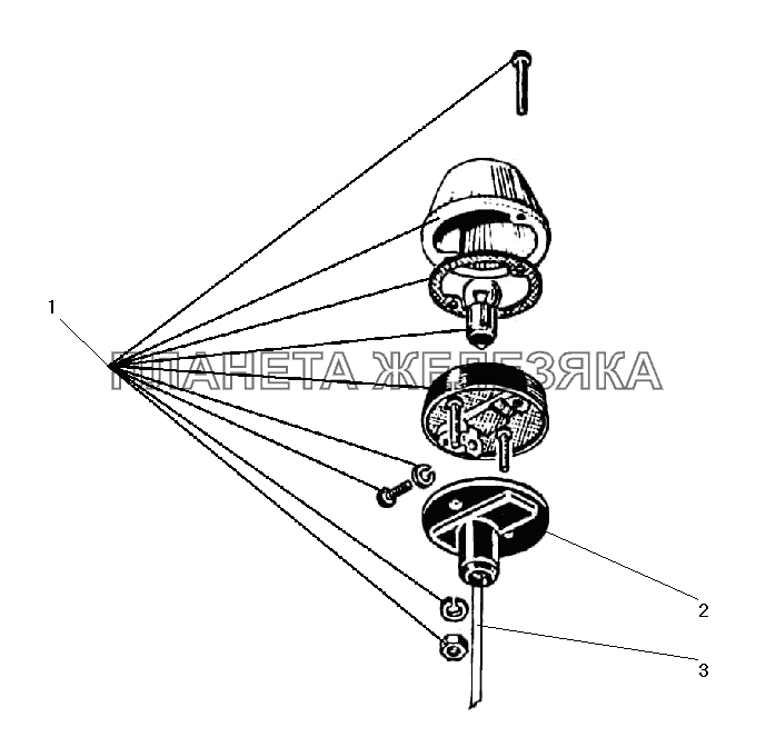 Фонарь указателя поворота УРАЛ-43203-10