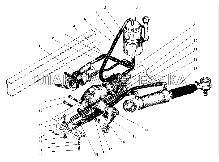 Рулевое управление УРАЛ-43206-41