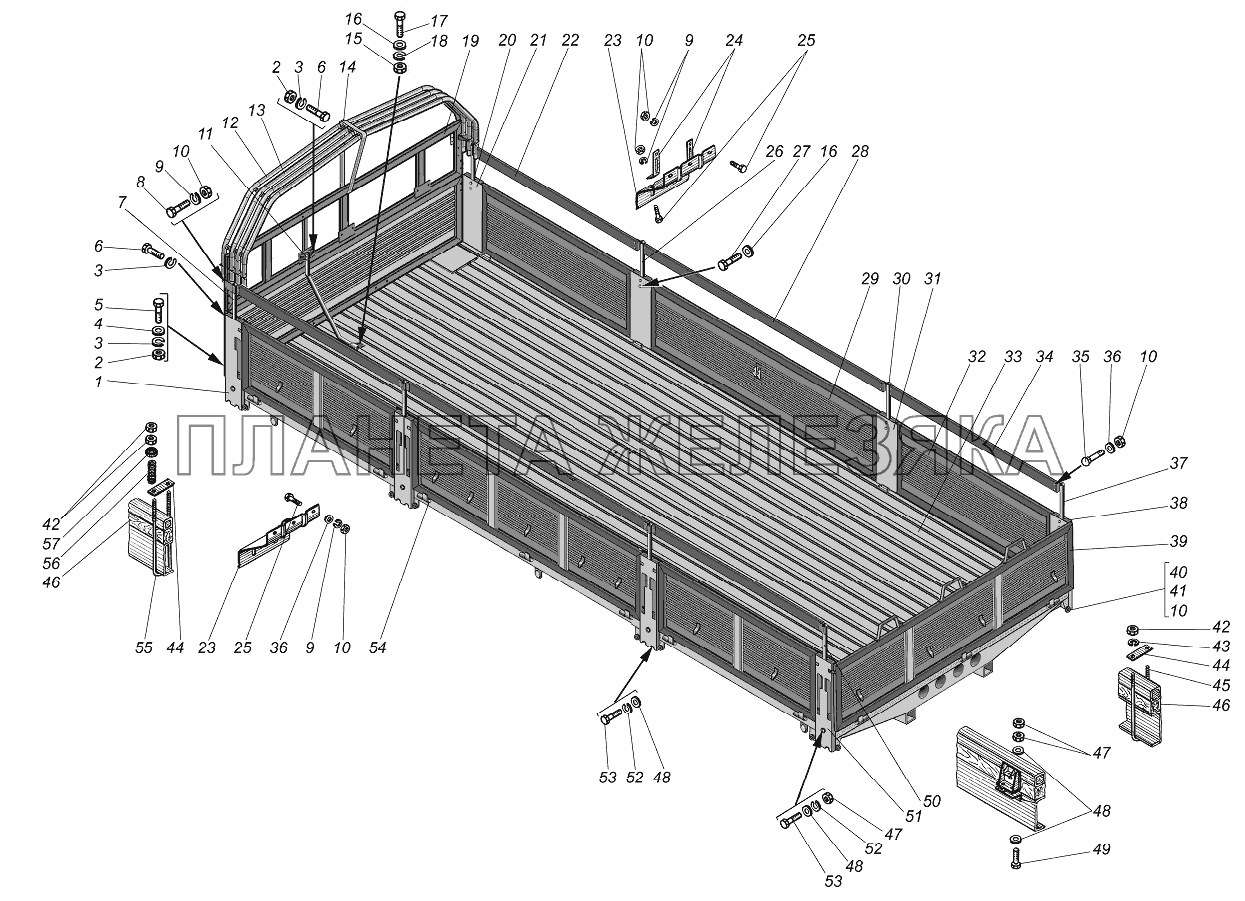 Платформа УРАЛ-44202-0511-58