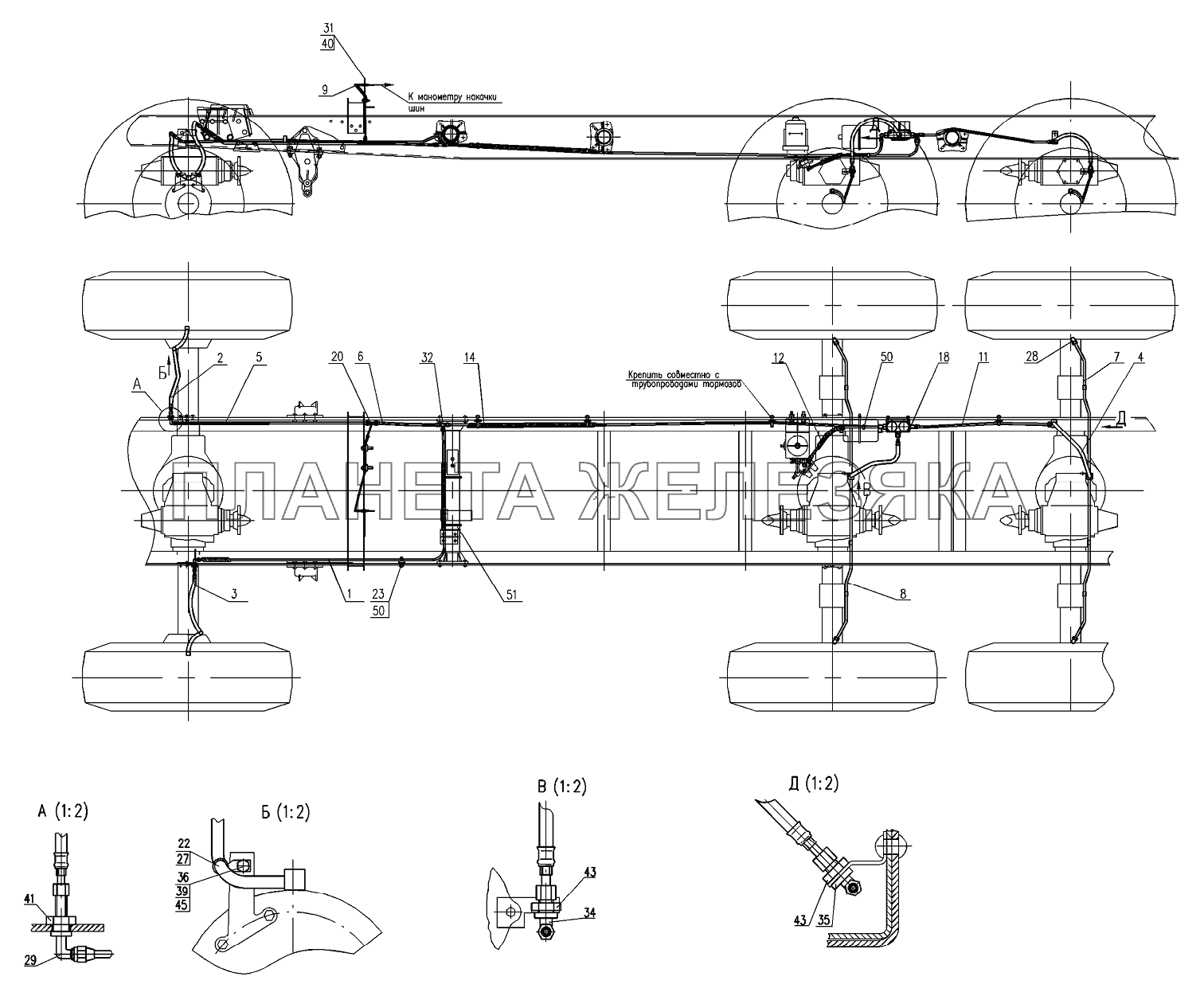 Рама урал 4320