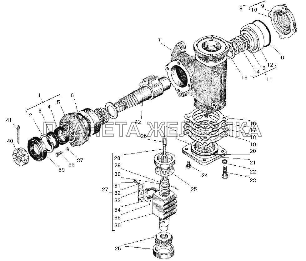 Рулевой механизм УРАЛ-532301
