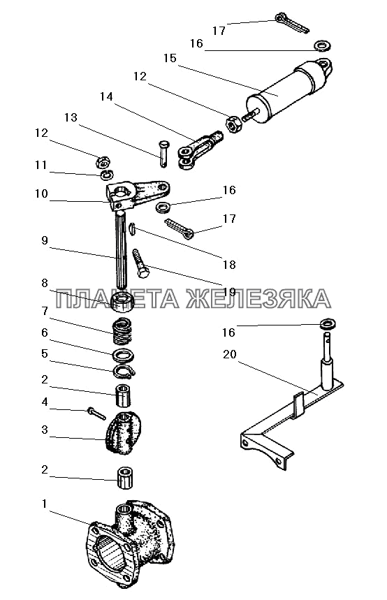 Вспомогательный тормоз УРАЛ-5557-40