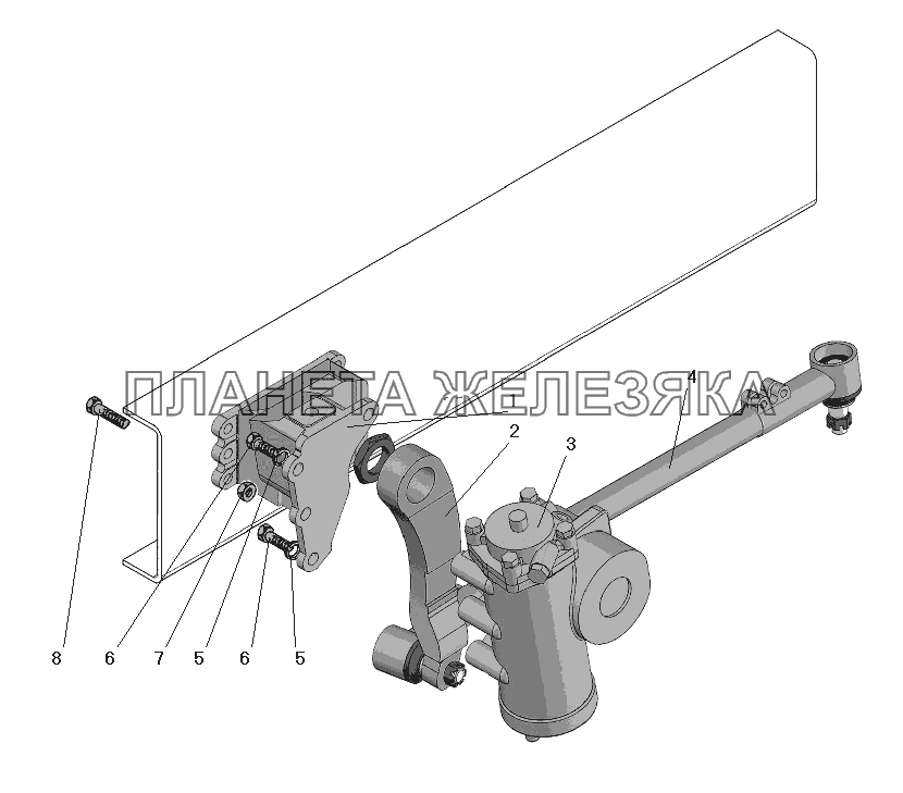 Рулевой механизм УРАЛ-63685