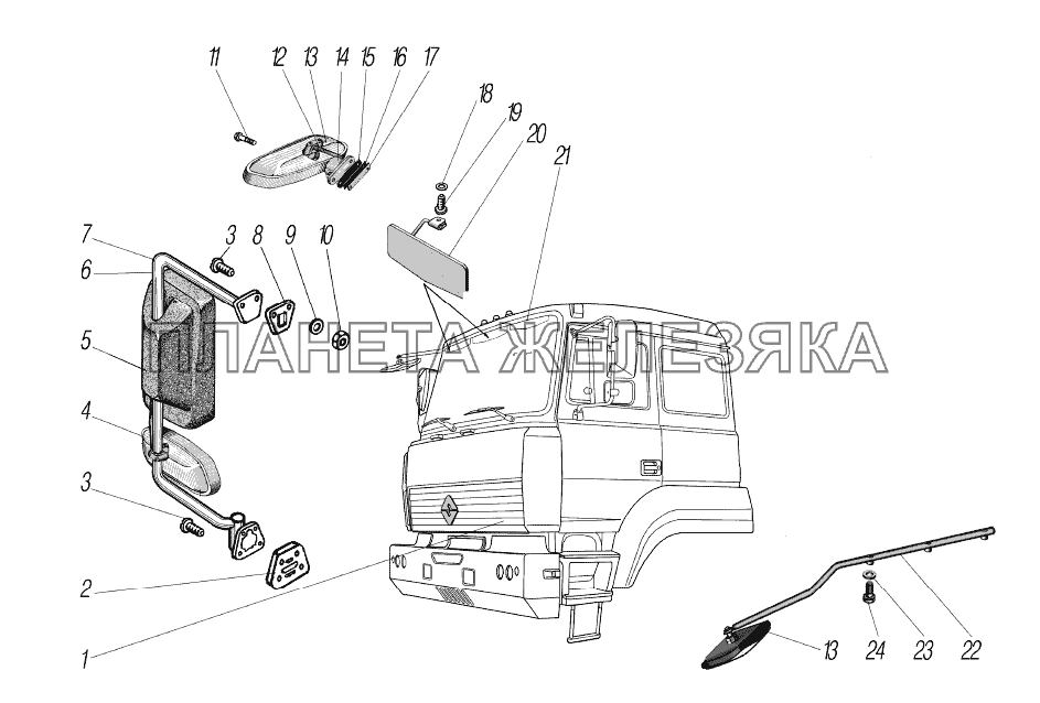 Кабина в сборе УРАЛ-6370-1121