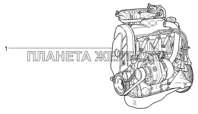 Двигатель LADA-1117, 1118, 1119
