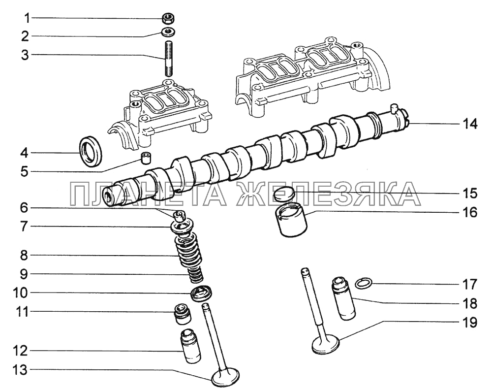 Распредвал 1118