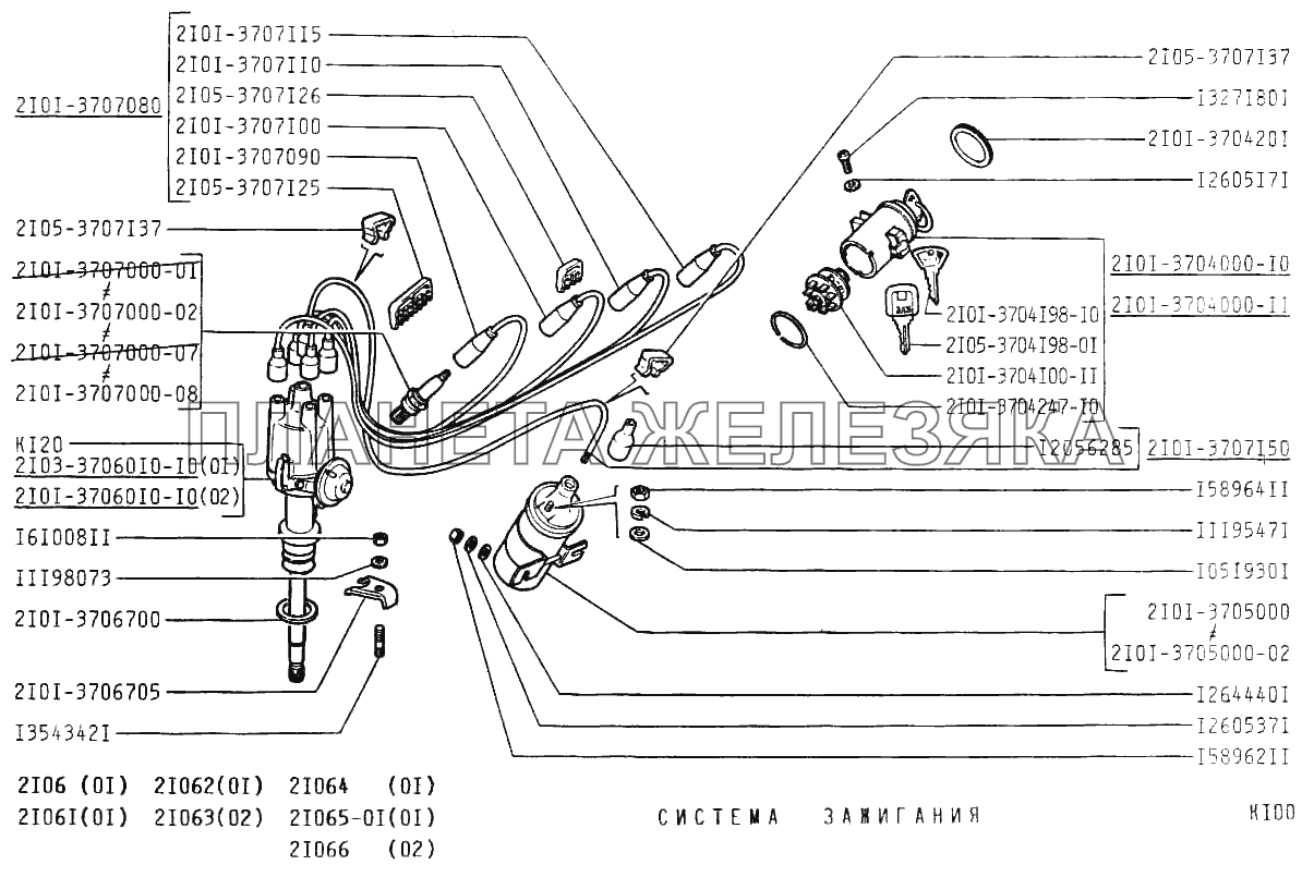 Система зажигания ВАЗ-2106