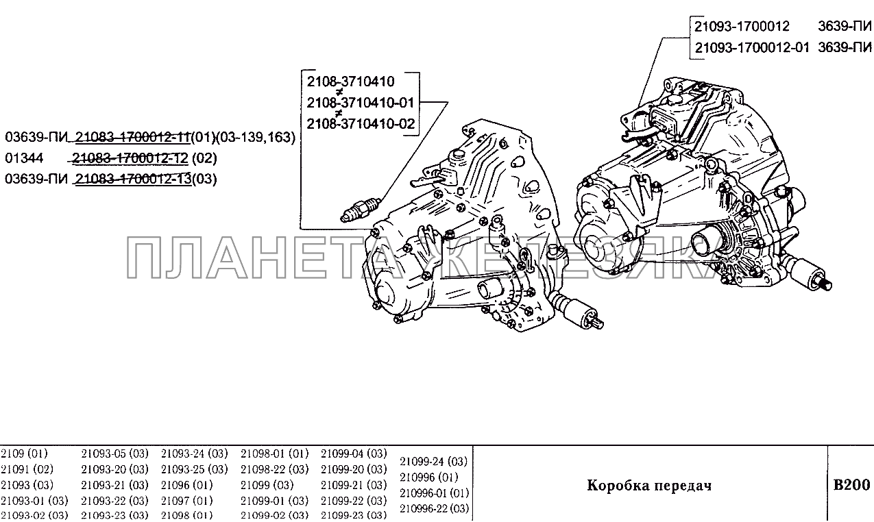 Коробка передач ваз 2109 схема и описание коробки