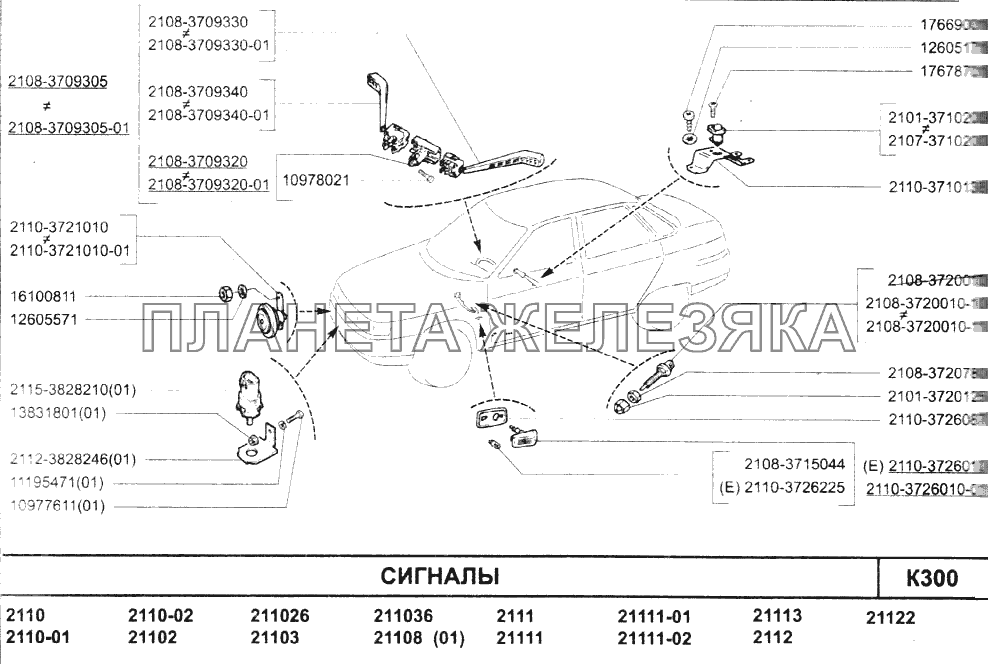 Сигналы ВАЗ-2110 (2007)