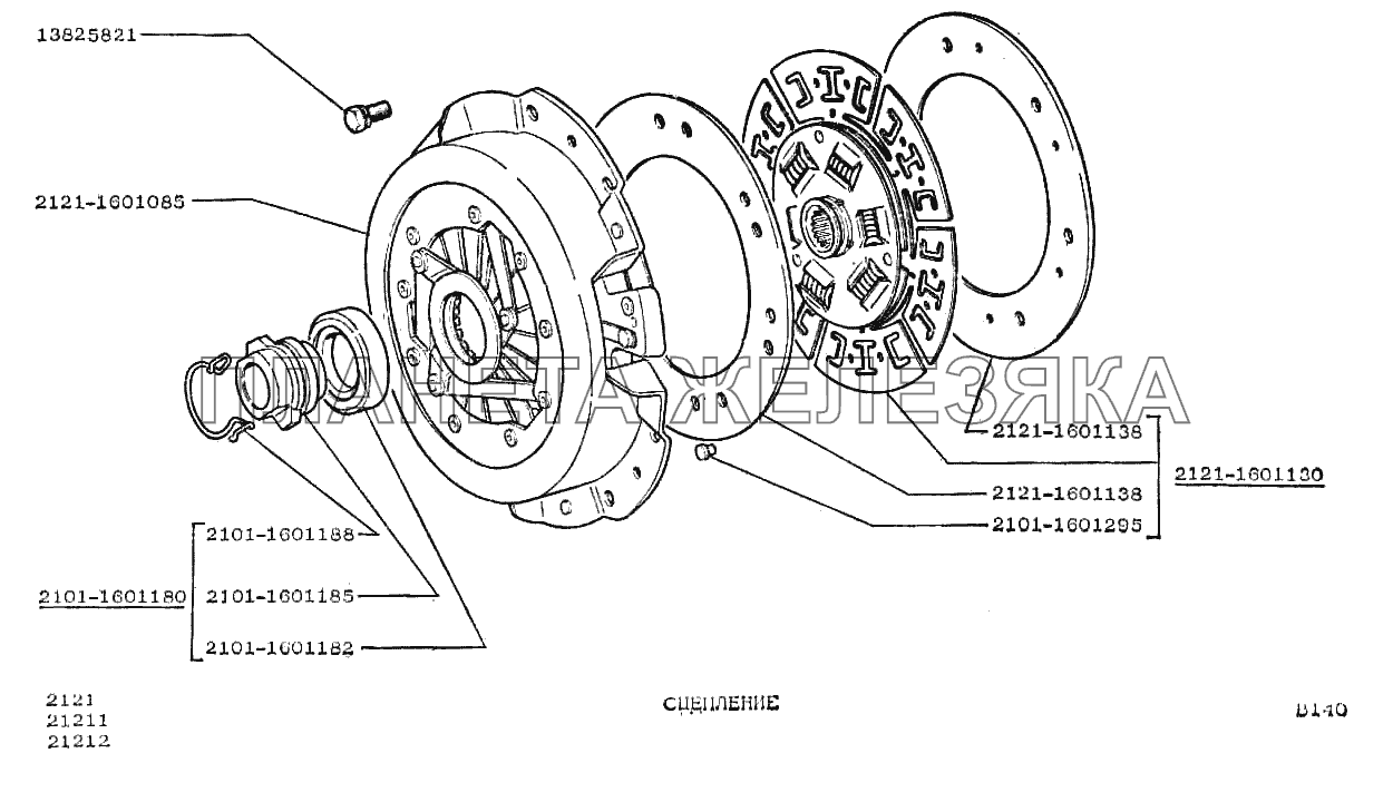 Сцепление ВАЗ-2121