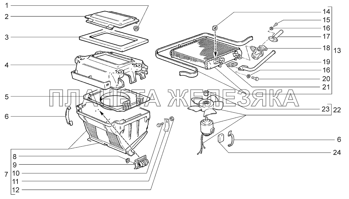 Отопитель LADA 4x4 M