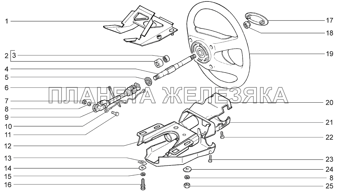 Колонка рулевая LADA 4x4 M