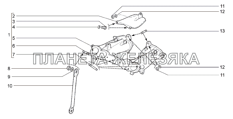 Труба впускная Lada Granta-2190