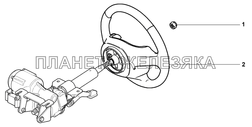 Колесо рулевое Lada Granta sport (доп.)