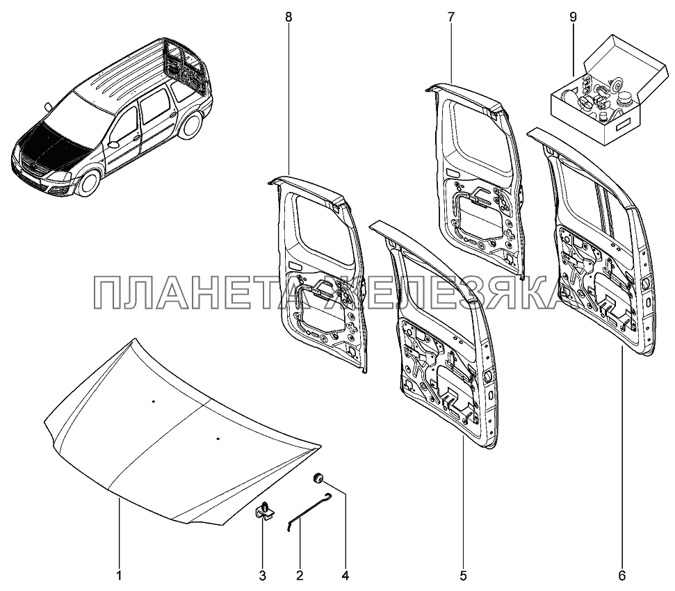 Лада ларгус 4601