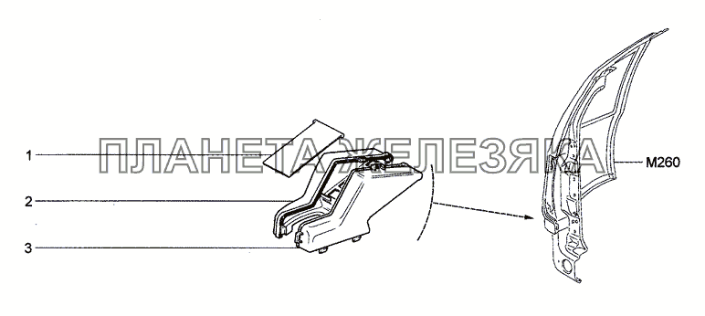 Дефлекторы вытяжной вентиляции Chevrolet Niva 1.7
