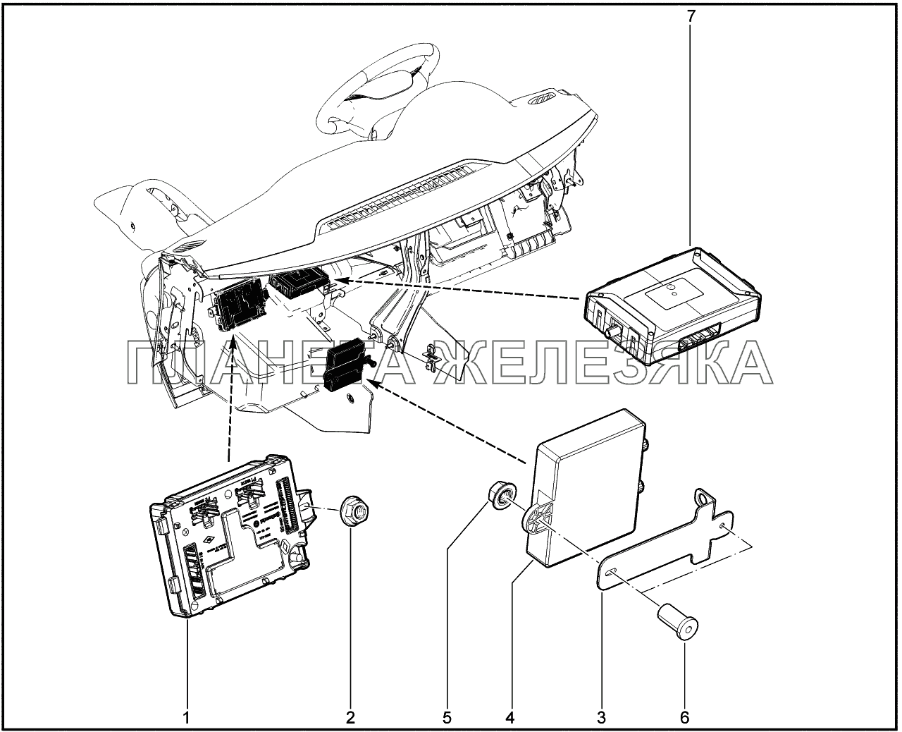 873011. Контроллер Lada Vesta