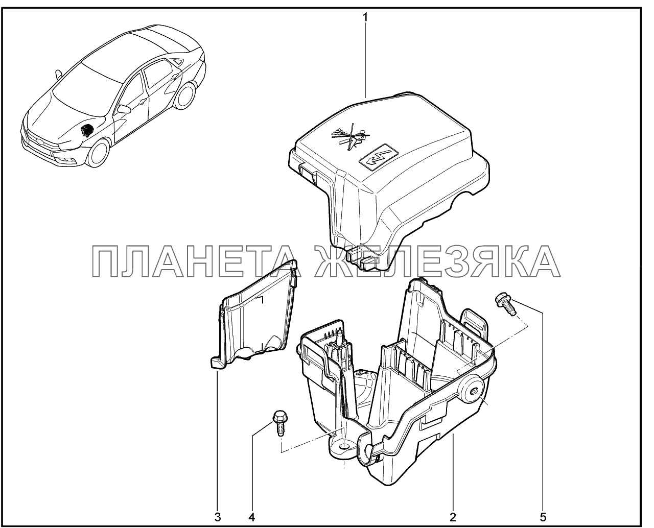 873012. Контроллер Lada Vesta