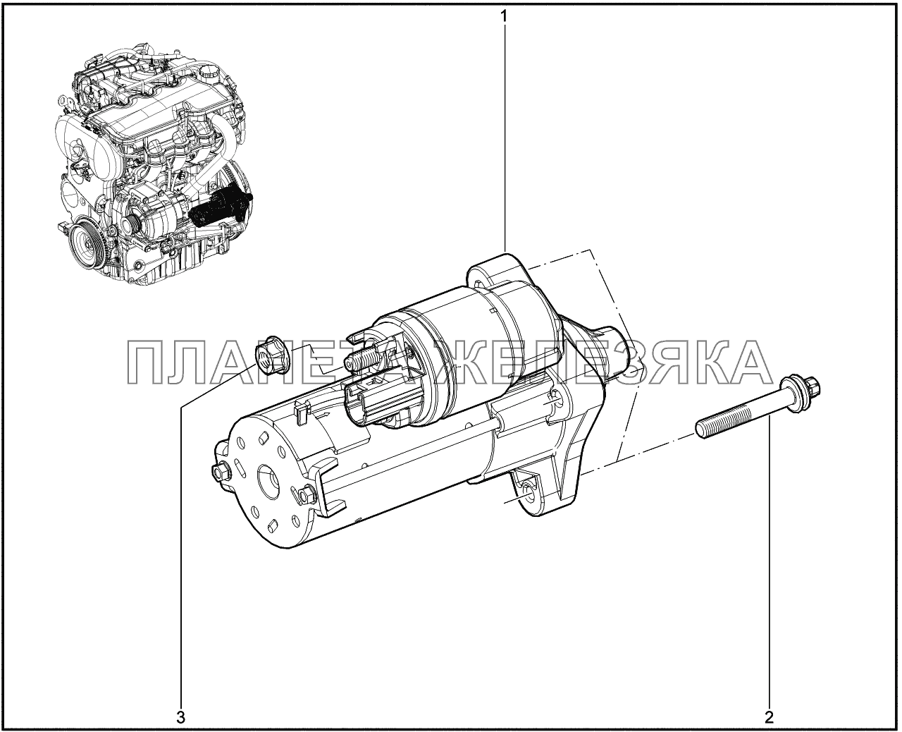 161010. Стартер Lada Vesta
