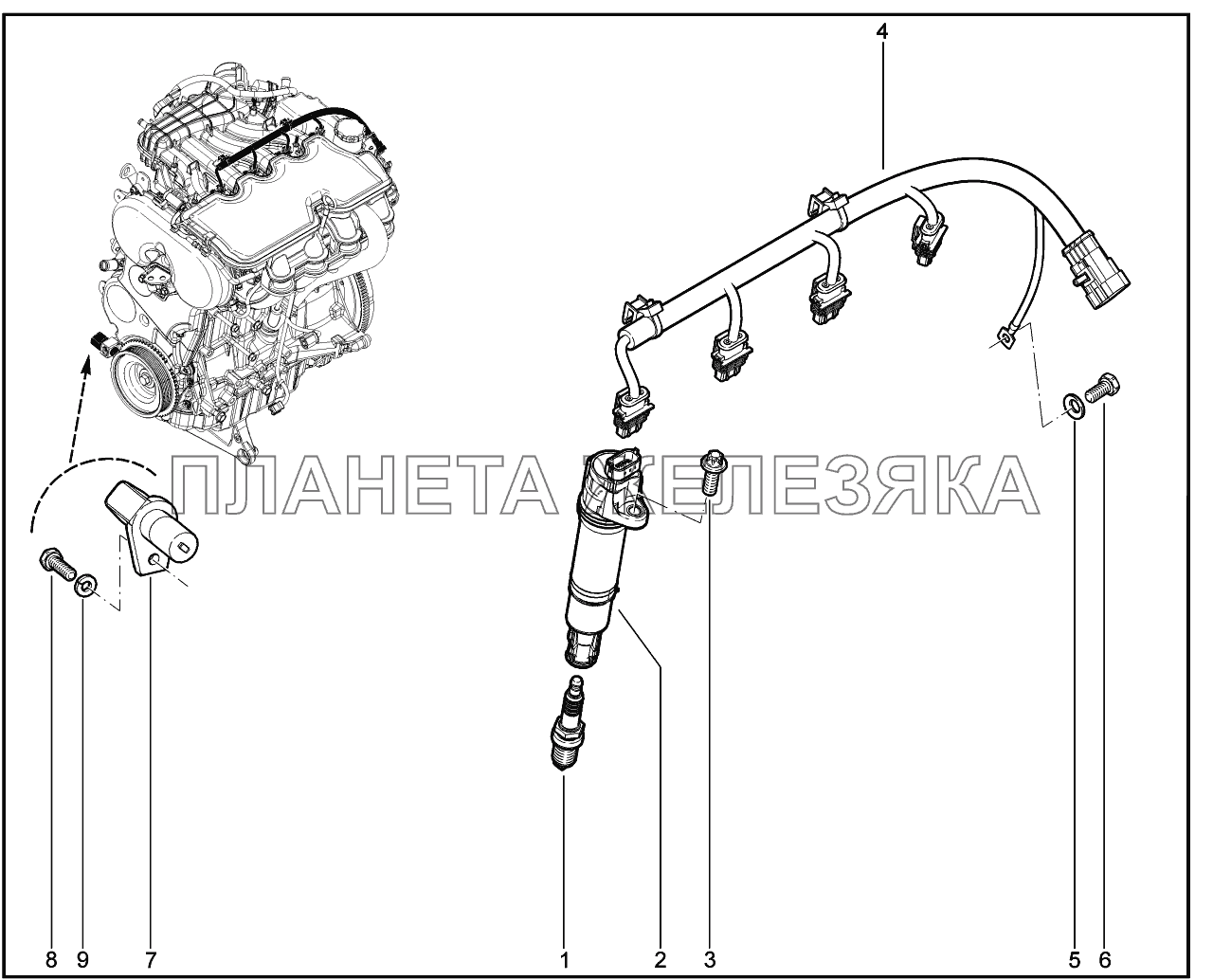 171010. Индивидуальный модуль зажигания Lada Vesta