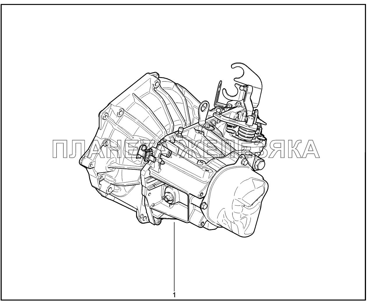210410. КПП в сборе Lada Vesta